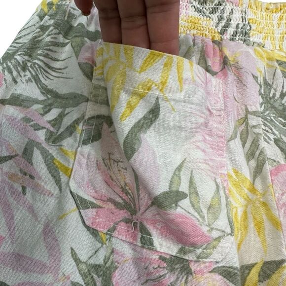 Briggs Linen Blend Floral Shorts, M - Picture 7 of 10